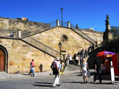 Charles Bridge from Kampa Island