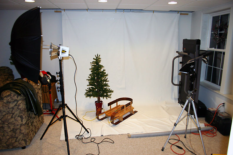 Previous studio setup - December 2004