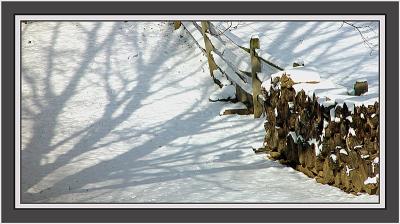 Shadows Of A Recent Past*(This time with snow)by Deb