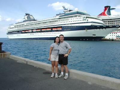 at the dock in Nassau