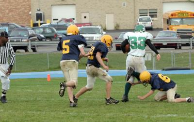.........Evan Ekstrom running for a 1st down and more