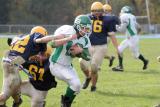 Luke Daly breaking a tackle