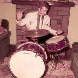 Dad at his drumset