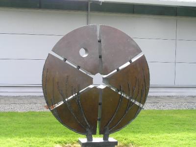 sculpture at the museum