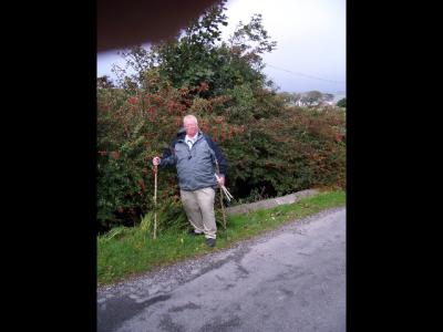 Lower portion of trail up Croagh Patrick