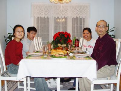 Christmas 2002 dinner