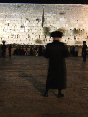 at the Western Wall