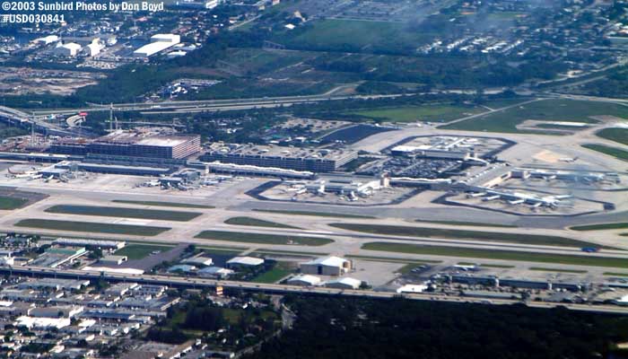 Ft. Lauderdale-Hollywood Intl Airport airport aerial stock photo #6589