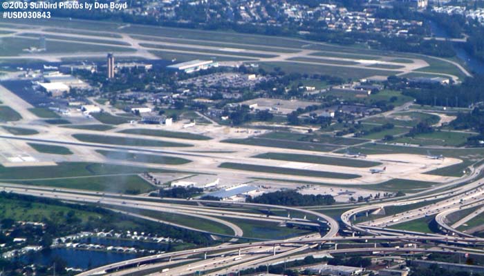 Ft. Lauderdale-Hollywood Intl Airport airport aerial stock photo #6591