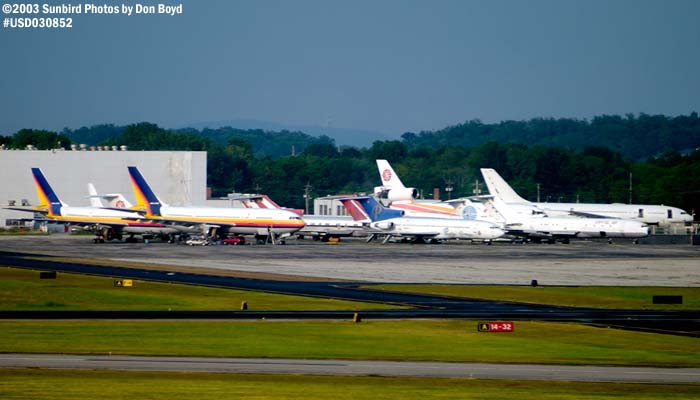 Derelict airliner fleet aviation stock photo #6086