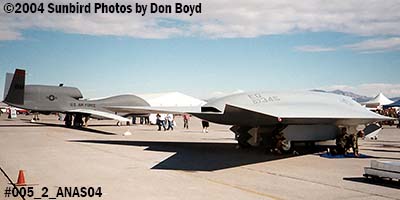 USAF Boeing J-UCAS X-45C #AF07-345 at the 2004 Aviation Nation Air Show stock photo #005_2_ANAS04