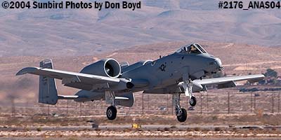 USAF A-10 Thunderbolt II #AF79-210 at the 2004 Aviation Nation Air Show stock photo #2176
