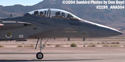 USAF F-15 Eagle #AF83-048 at the 2004 Aviation Nation Air Show stock photo #2199