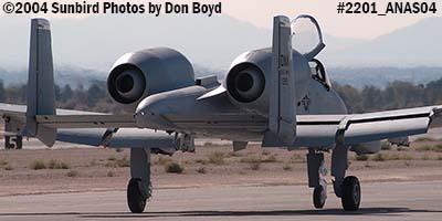 USAF A-10 Thunderbolt II #AF79-210 at the 2004 Aviation Nation Air Show stock photo #2201
