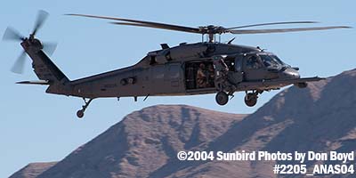 USAF HH-60G Pave Hawk at the 2004 Aviation Nation Air Show stock photo #2205