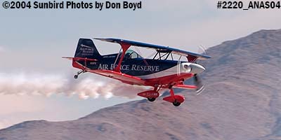 Ed Hamill's Dream Machine in Air Force Reserve markings at the 2004 Aviation Nation Air Show stock photo #2220