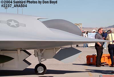 USAF Boeing J-UCAS X-45C #AF07-345 at the 2004 Aviation Nation Air Show stock photo #2237