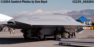 USAF Boeing J-UCAS X-45C #AF07-345 at the 2004 Aviation Nation Air Show stock photo #2239