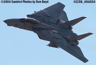 USN F-14D AD/165 Tomcat at the 2004 Aviation Nation practice Air Show stock photo #2256