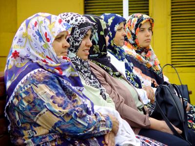 Women in scarves