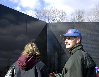 John and Heather - Vietnam Memorial