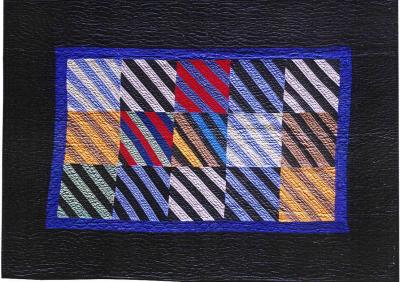 Amish Stripes crib quilt-Wisconsin c. 1930