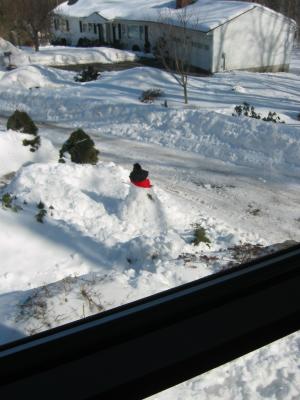 Snowman from the Window