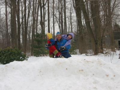 Paul with the kids