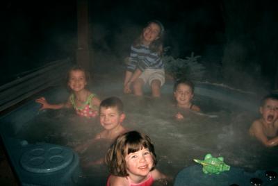 Traditional Xmas Hot Tub