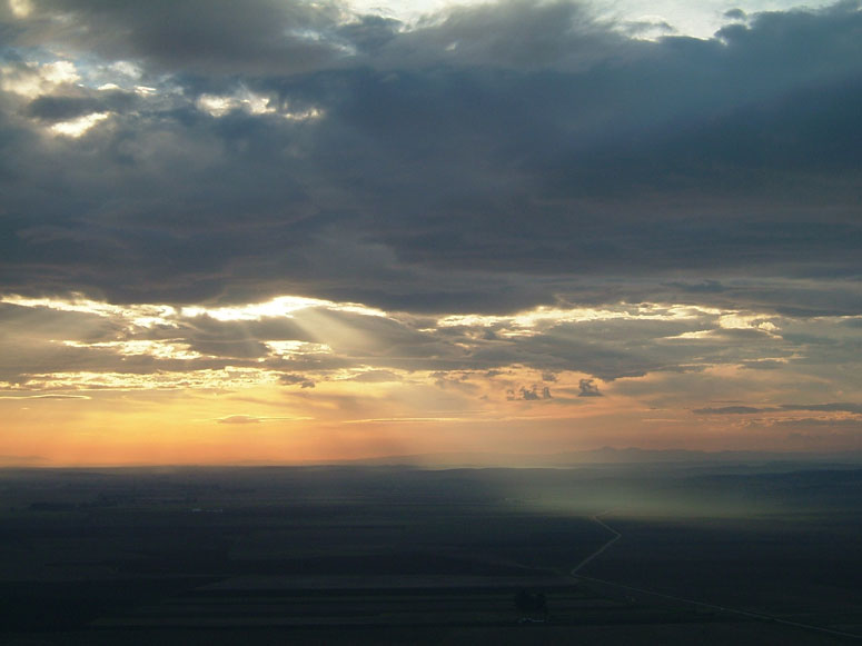 Sunrise from Parador de Carmona