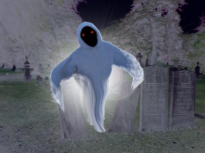 grave apparition
