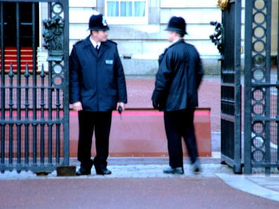 ......perhaps it wasnt a good idea to jump the fence and tickle that guy Kim ,the cops want a word........