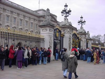 A crowd for changing of the guard