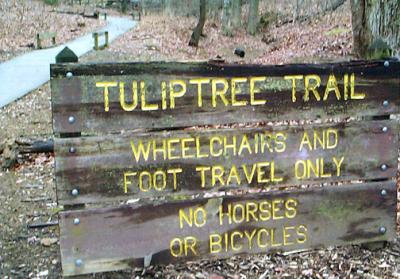 Trail sign