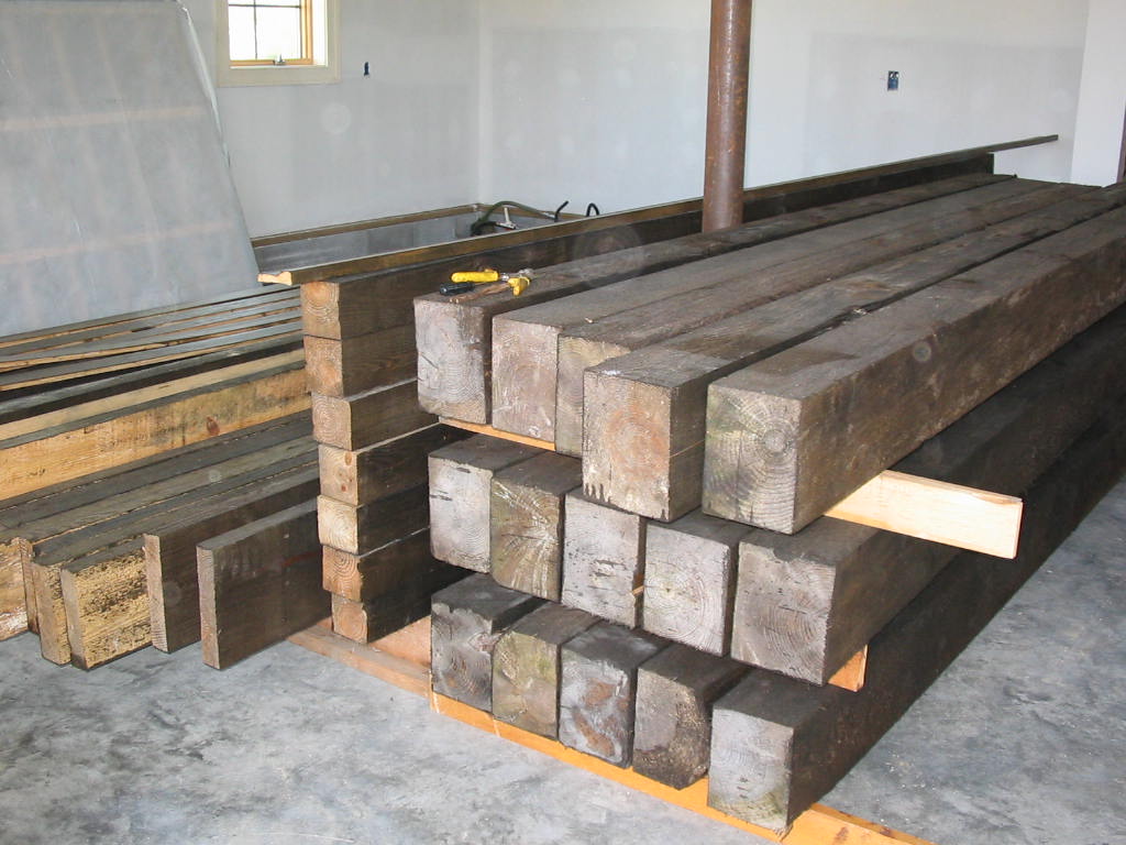sure are a lot of HUGE beams!  Cant remember 6x6 or 6x8.