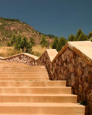 Mountain stairway