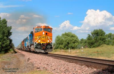 BNSF 5618 West Near Irondale, CO
