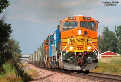 BNSF 5618 West Near Irondale, CO