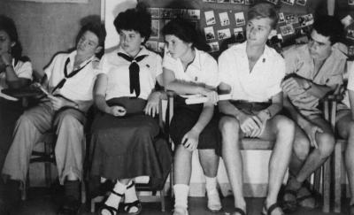 ערב היצירה העצמית בסמינר הקיבוצים- 1951