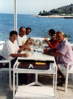 טיול החותרים לתורכיה אוק' 95 - על הבוספורוס