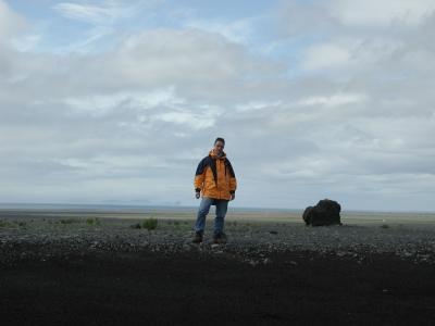 Rocky volcano landscape
