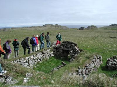 Walking on the isle Papeye