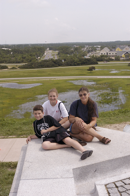 At the Wright Brothers Memorial