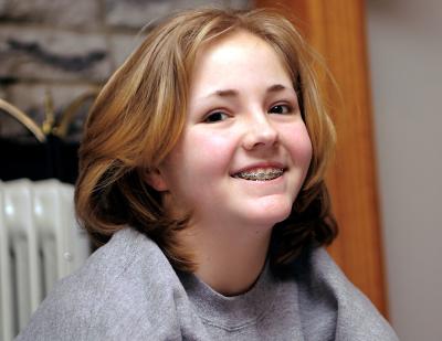 Amanda smiling over Christmas Break