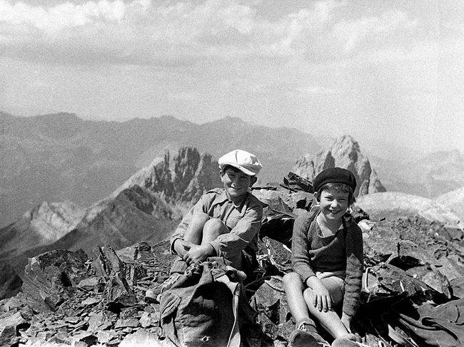 JM et Christine sur lArre Sourins (2614 m)