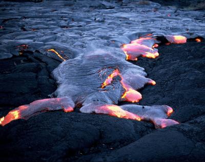 Lava Moving Slowly Toward Me