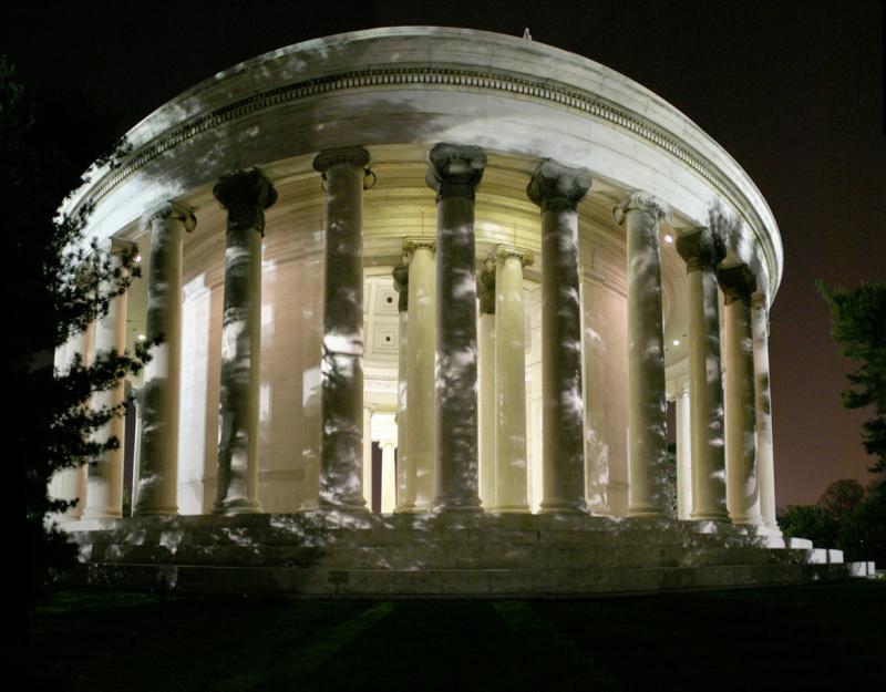 Jefferson Memorial at night