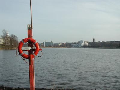 View over the bay in Helsinki