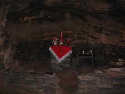 Shrine to dead miners