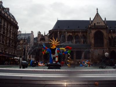 Fountain near the Pompidou Centre